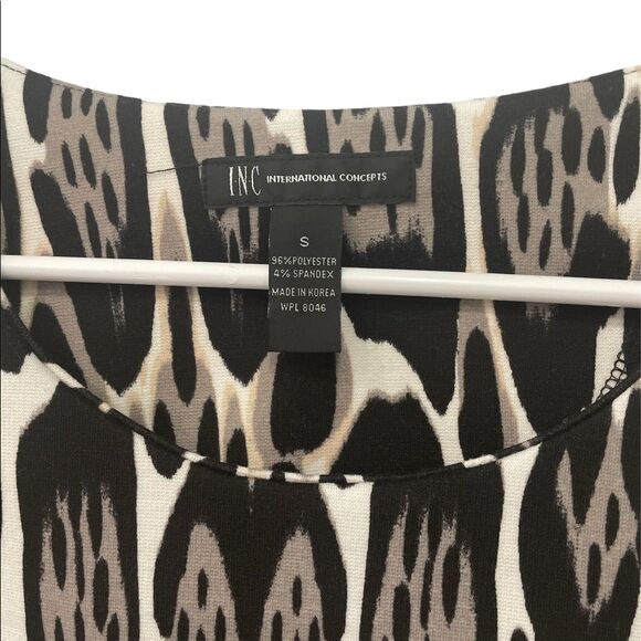 INC International Concepts Women's Printed Ponte Top Size S - Picture 2 of 6